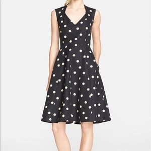 Kate Spade Deco Dot Fit & Flare Dress. Size 2.